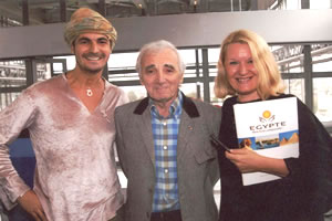 Ben Azri et Charles Aznavour