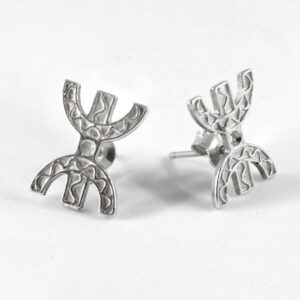 Boucle d'oreille poussette romantique - Liberté - Argent - Ben Azri