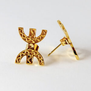 Boucle d'oreille poussette romantique - Liberté - Or - Ben Azri