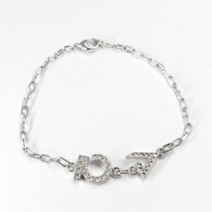 Bracelet Chaine - Optimisme Force - argent - Ben Azri