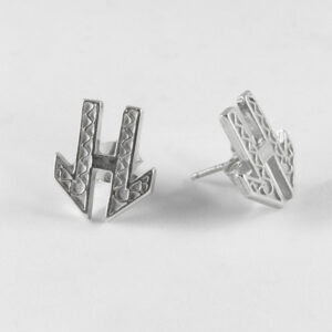 Boucle d'oreille poussette romantique - Energie - Argent - Ben Azri