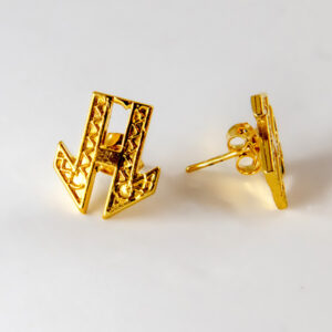 Boucle d'oreille poussette romantique - Energie - Or - Ben Azri